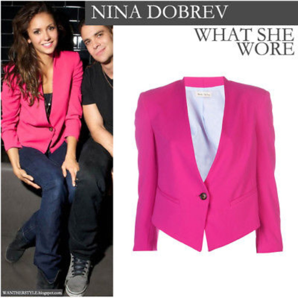 Reese + Riley heartbreaker Pink Blazer M 8 jacket